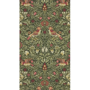 PAPEL PINTADO MORRIS EMERY WALKER´S BIRD VER/ROJ