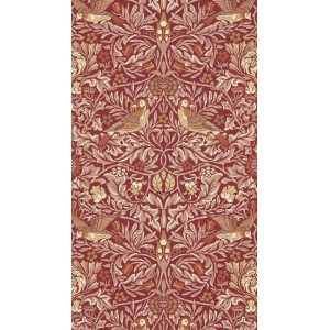 PAPEL PINTADO MORRIS EMERY WALKER´S BIRD ROJO