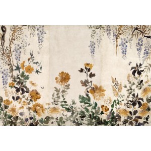 MURAL COORDONNE FORBIDDEN SPRING FESTIVAL AMBER