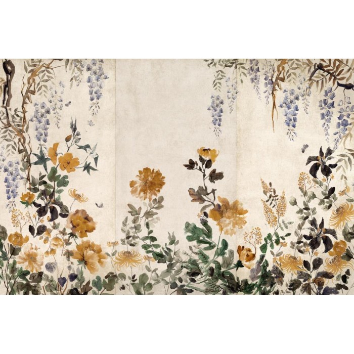 MURAL COORDONNE FORBIDDEN SPRING FESTIVAL AMBER