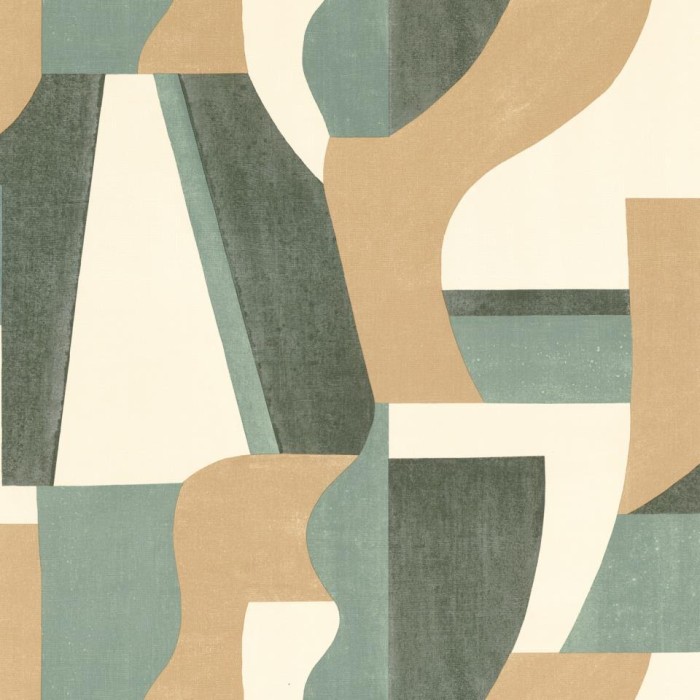 PAPEL PINTADO CASAMANCE MOUVEMENTS GINO VER/BEIG