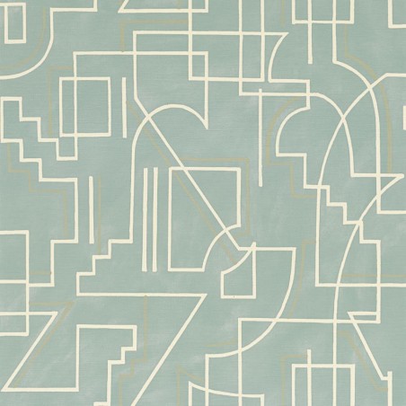 PAPEL PINTADO CASAMANCE MOUVEMENTS ALEXANDER AGUA