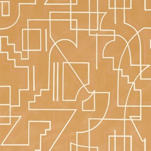 PAPEL PINTADO CASAMANCE MOUVEMENTS ALEXANDER OCRE