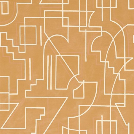 PAPEL PINTADO CASAMANCE MOUVEMENTS ALEXANDER OCRE