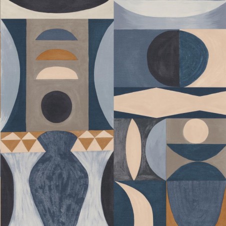 PAPEL PINTADO CASAMANCE MOUVEMENTS AUGUSTE AZUL