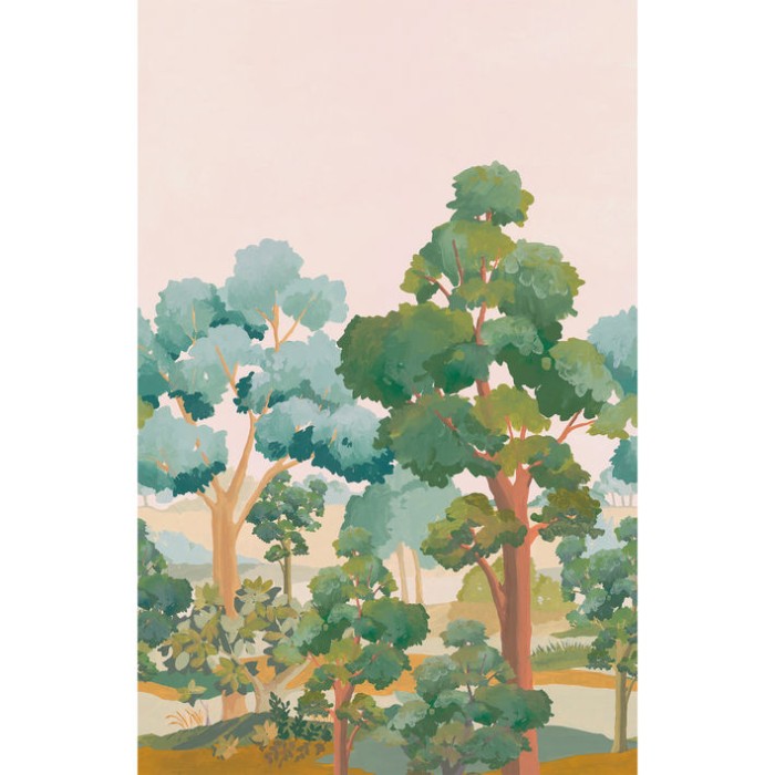 MURAL CASELIO BALADE L´ÉTÉ INDIEN VERT L ROSA/VER