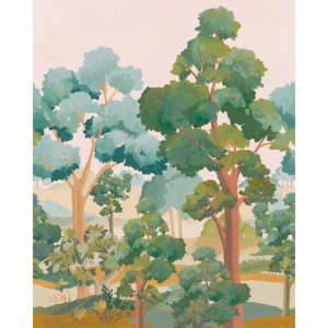 MURAL CASELIO BALADE L´ÉTÉ INDIEN VERT S VER/ROSA