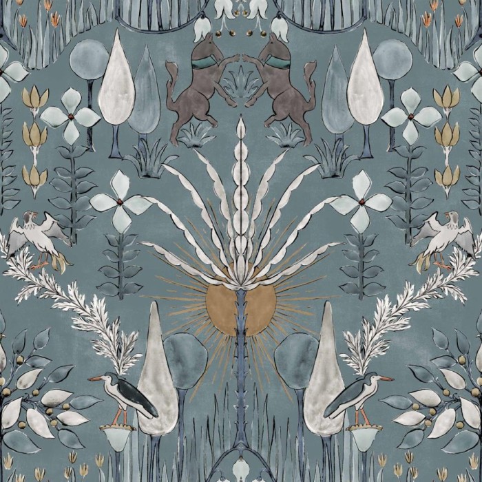 PAPEL PINTADO COORDONNE BERBER OASIS VILLA SKY