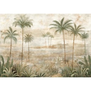 MURAL COORDONNE BERBER DRAA PALMS LEAVES