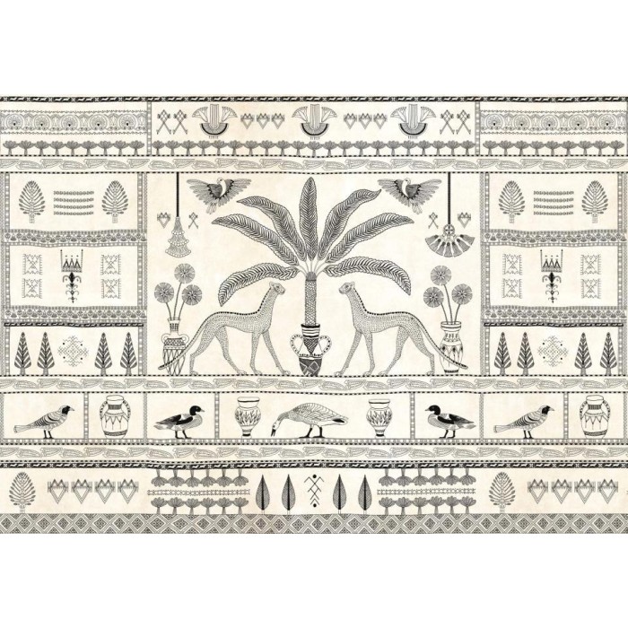 MURAL COORDONNE BERBER ASNI VALLEY COTTON BL