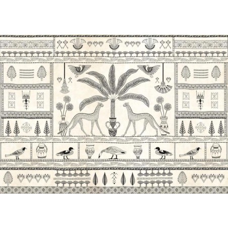 MURAL COORDONNE BERBER ASNI VALLEY COTTON BL