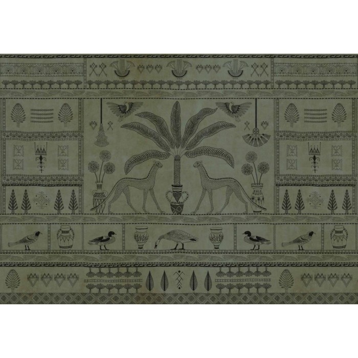 MURAL COORDONNE BERBER ASNI VALLEY LEAVES