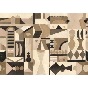 MURAL COORDONNE BERBER AMASIGHT POTTERY SAND