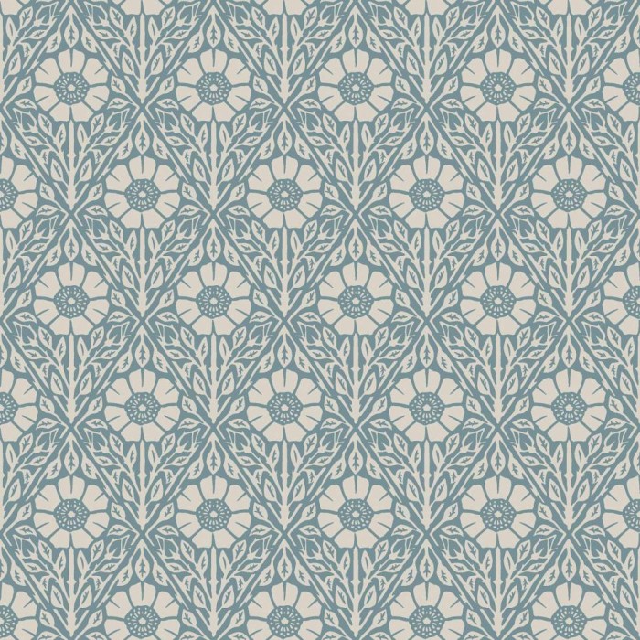 PAPEL PINTADO BORAS NORDIC FOLK NYPONROS AZUL