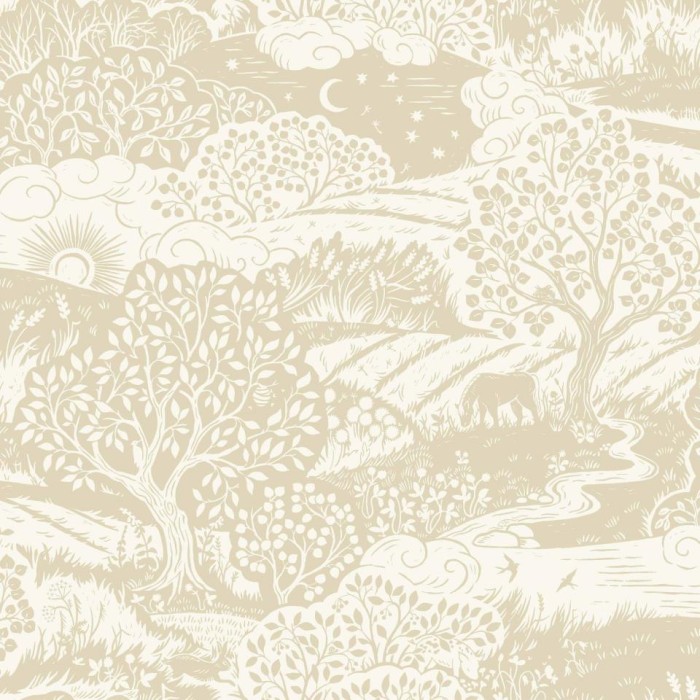 PAPEL PINTADO BORAS NORDIC FOLK SOLANGEN BEIGE