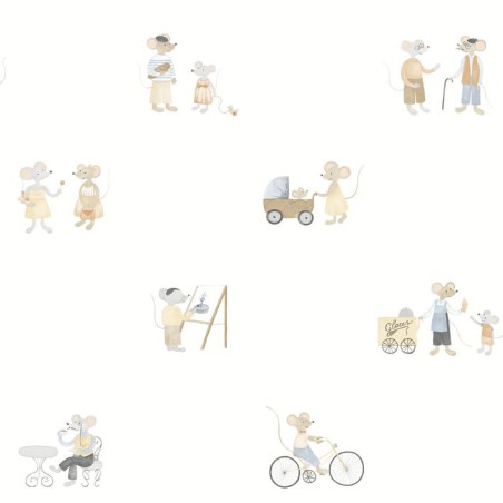 PAPEL PINTADO CASADECO ONCE UPON NEIGHBORS BEI/CEL