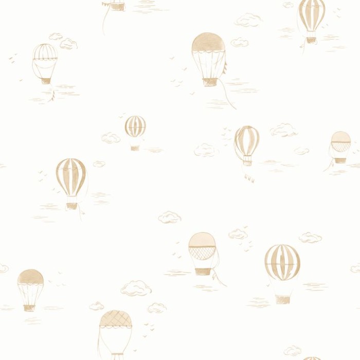 PAPEL PINTADO CASADECO ONCE UPON BALOONS CAMEL