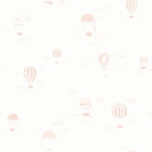 PAPEL PINTADO CASADECO ONCE UPON BALOONS ROSA