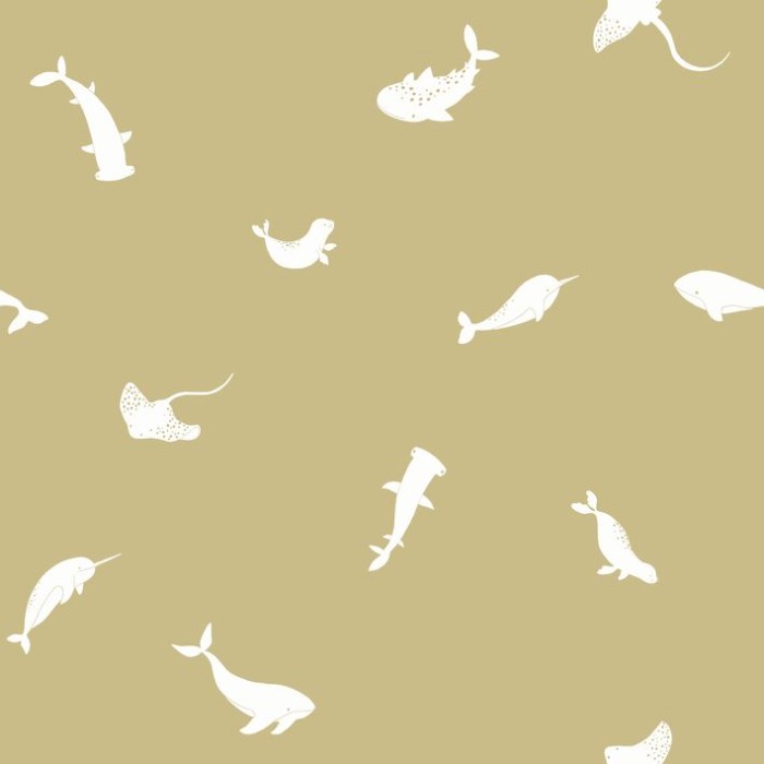 PAPEL PINTADO CASADECO ONCE UPON POETIC SEA OCRE