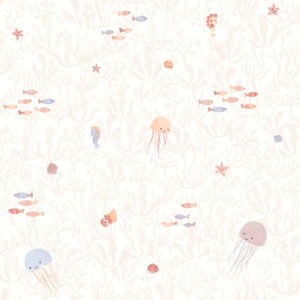 PAPEL PINTADO CASADECO ONCE UPON COMPANIONS ROSA