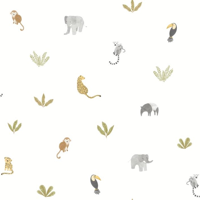 PAPEL PINTADO CASADECO ONCE UPON COMPANIONS VERDE