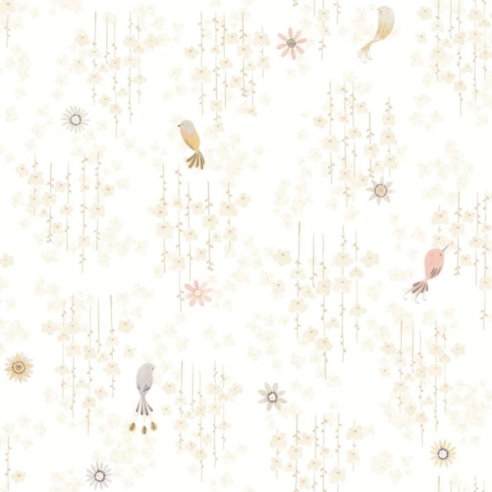 PAPEL PINTADO CASADECO ONCE UPON TROPICAL BIRDS BE