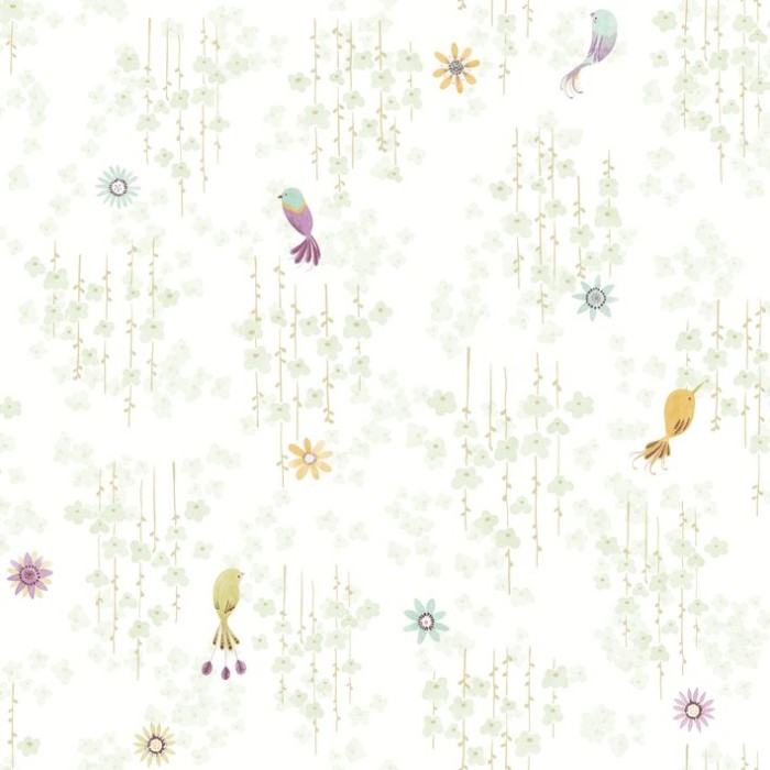 PAPEL PINTADO CASADECO ONCE UPON TROPICAL BIRDS VE