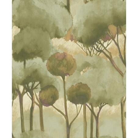 PAPEL PINTADO CASADECO SENTIER DES DUN FORET VERDE