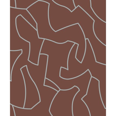 PAPEL PINTADO CASADECO COLOR GAME MAZE BUR/PLA