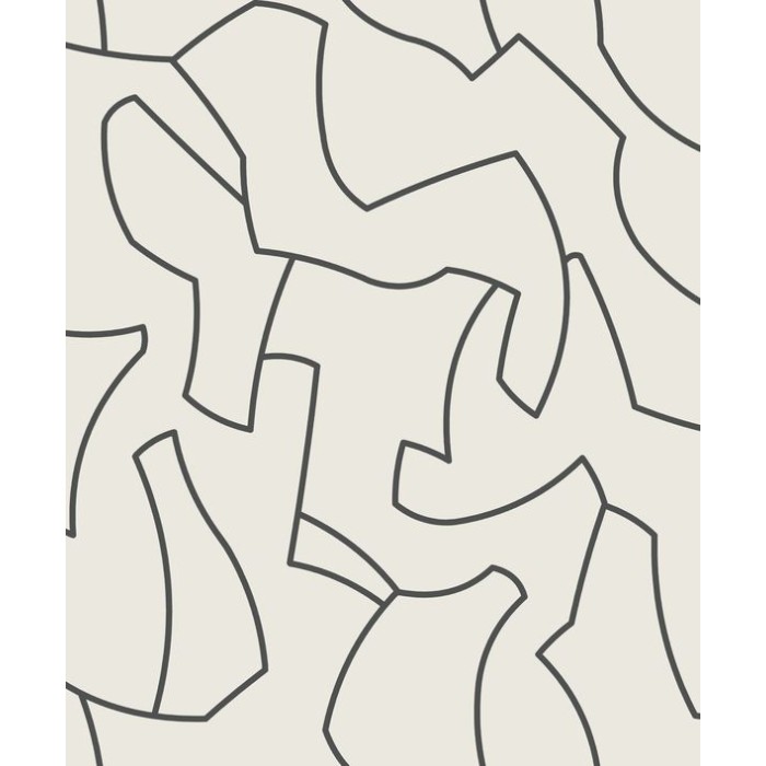 PAPEL PINTADO CASADECO COLOR GAME MAZE BE/NEG