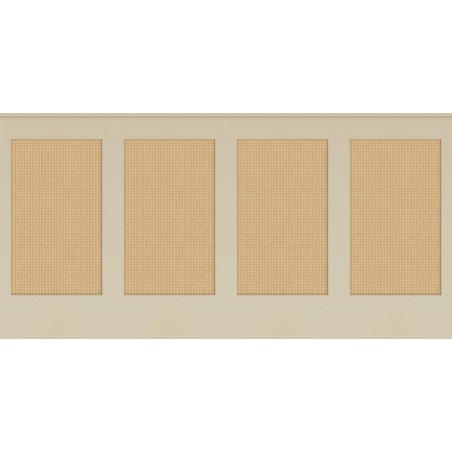 ZÓCALO CASELIO RELIEFS CANEWORK BASE S BEIGE