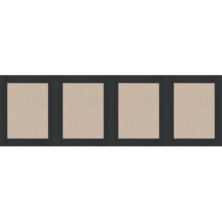 ZÓCALO CASELIO RELIEFS SOUBASSEMENT JUTE S NEGRO