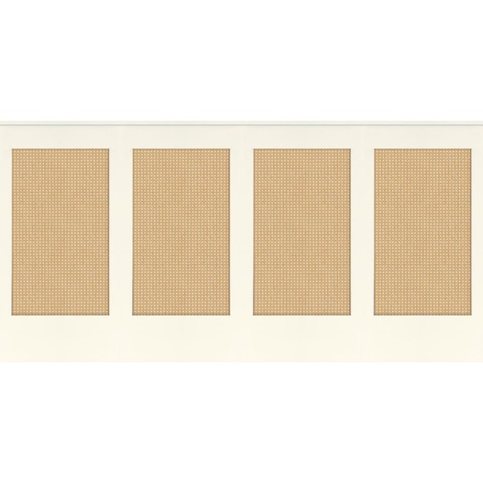 ZÓCALO CASELIO RELIEFS CANEWORK BASE S BLANCO