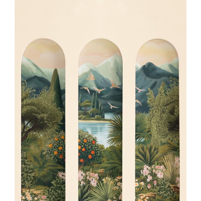 MURAL CASELIO RELIEFS LANDSCAPE ARCH L VERDES