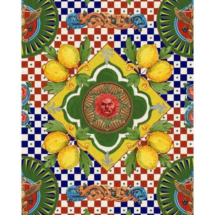 PAPEL PINTADO GANCEDO LA DOLCE VITA AMALFI MULTICO