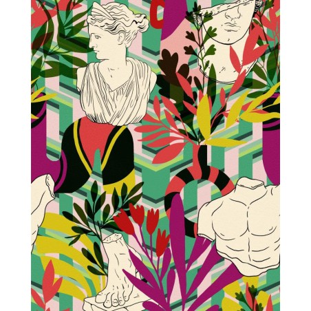 PAPEL PINTADO GANCEDO LA DOLCE VITA STATUARIO MULT