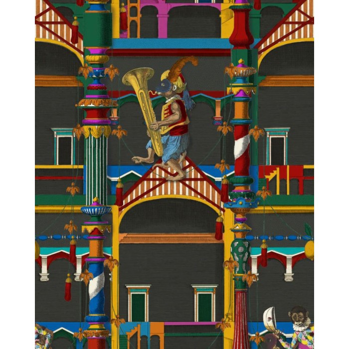 PAPEL PINTADO GANCEDO LA DOLCE VITA EL CIRCO DARK 