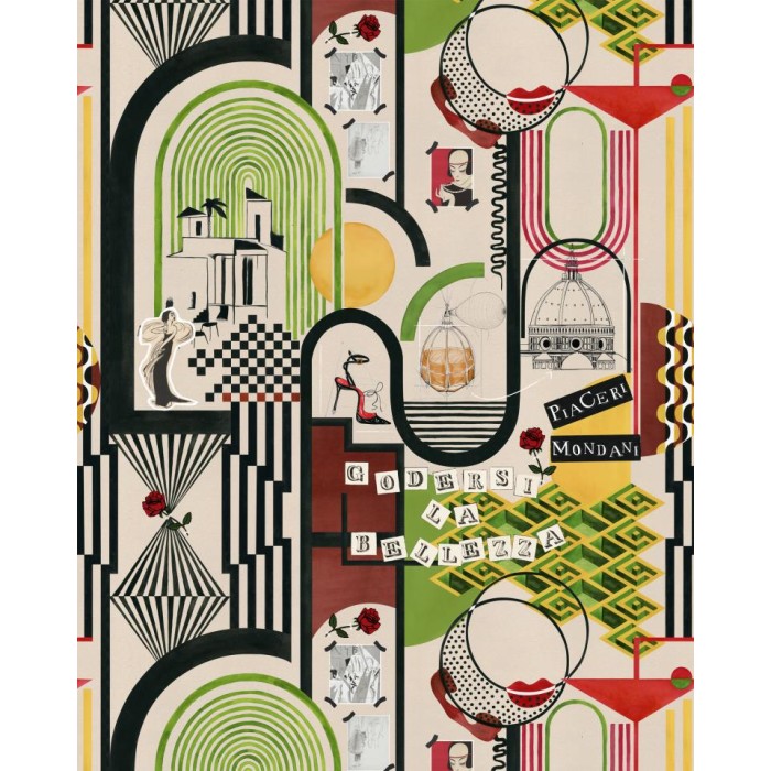 PAPEL PINTADO GANCEDO LA DOLCE VITA PIACERI MONDAN