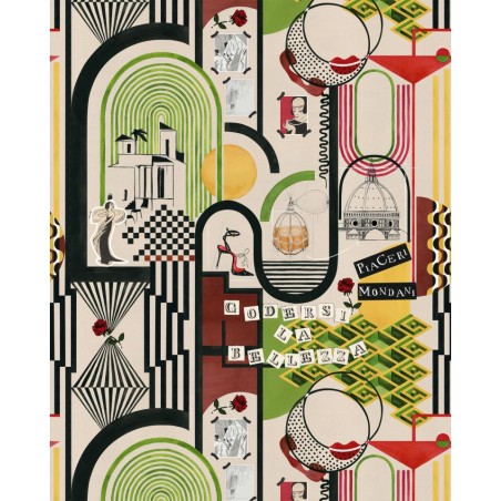 PAPEL PINTADO GANCEDO LA DOLCE VITA PIACERI MONDAN