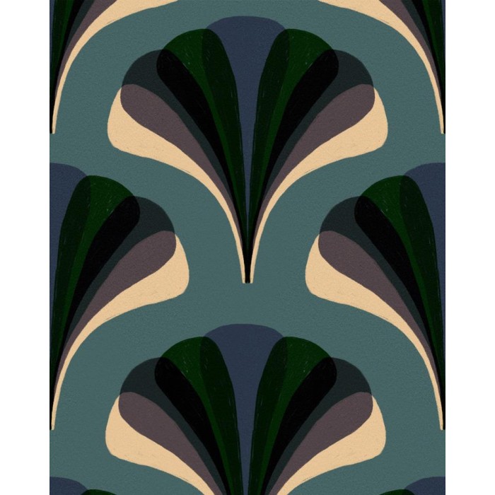 PAPEL PINTADO GANCEDO LA DOLCE VITA MEZZELUNE KALE