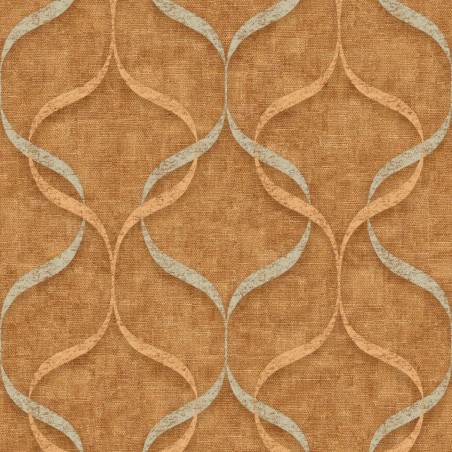 PAPEL PINTADO IBEROSTIL KALA 26 OCRE