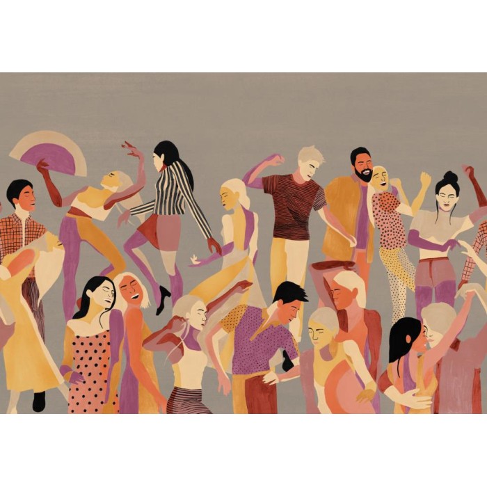 MURAL TRES TINTAS SOLERA VERBENA GREY