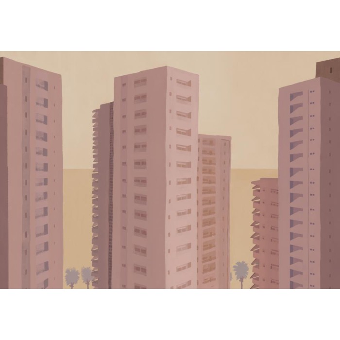 MURAL TRES TINTAS SOLERA BENIDORM PINK