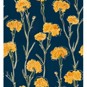 PAPEL PINTADO TRES TINTAS SOLERA CLAVELITOS MAZARI