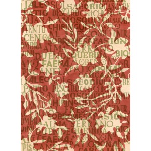 PAPEL PINTADO TRES TINTAS SOLERA JALEO RED