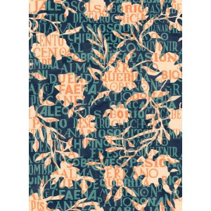 PAPEL PINTADO TRES TINTAS SOLERA JALEO TURQUOISE