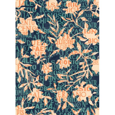 PAPEL PINTADO TRES TINTAS SOLERA JALEO TURQUOISE