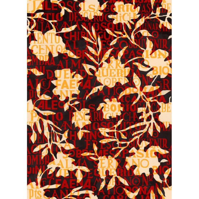 PAPEL PINTADO TRES TINTAS SOLERA JALEO MAZARINE