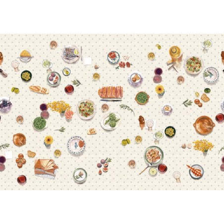 MURAL TRES TINTAS SOLERA TAPEO DOTS MULTI