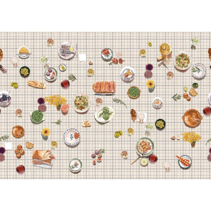 MURAL TRES TINTAS SOLERA TAPEO DOTS SQUARES 